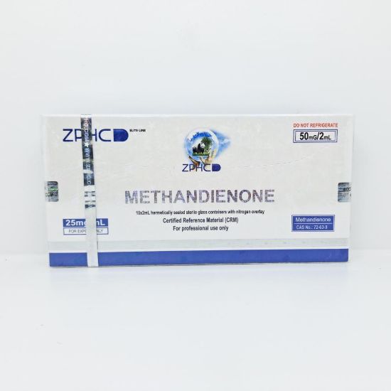 Picture of Methandienone Injectable 25mg/ml 2ml amp