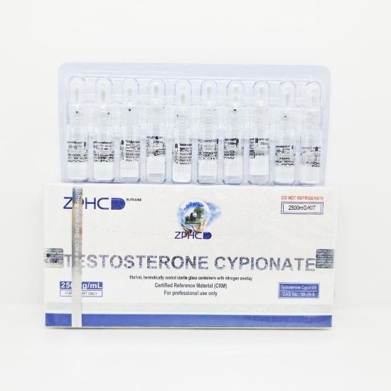 Picture of Testosterone Cypionate 250mg/ml 1ml amp ZPHC