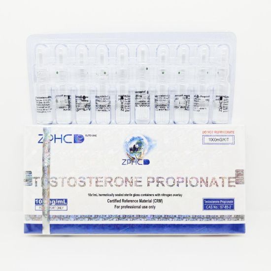 Picture of Testosterone Propionate 100mg/ml 1ml amp ZPHC
