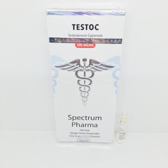 Picture of TESTOC 200mg/ml 1ml amp [Spectrum Pharma]